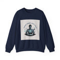Crewneck Sweatshirt — "Embrace Change, Adapt, Evolve" Meditation Graphic