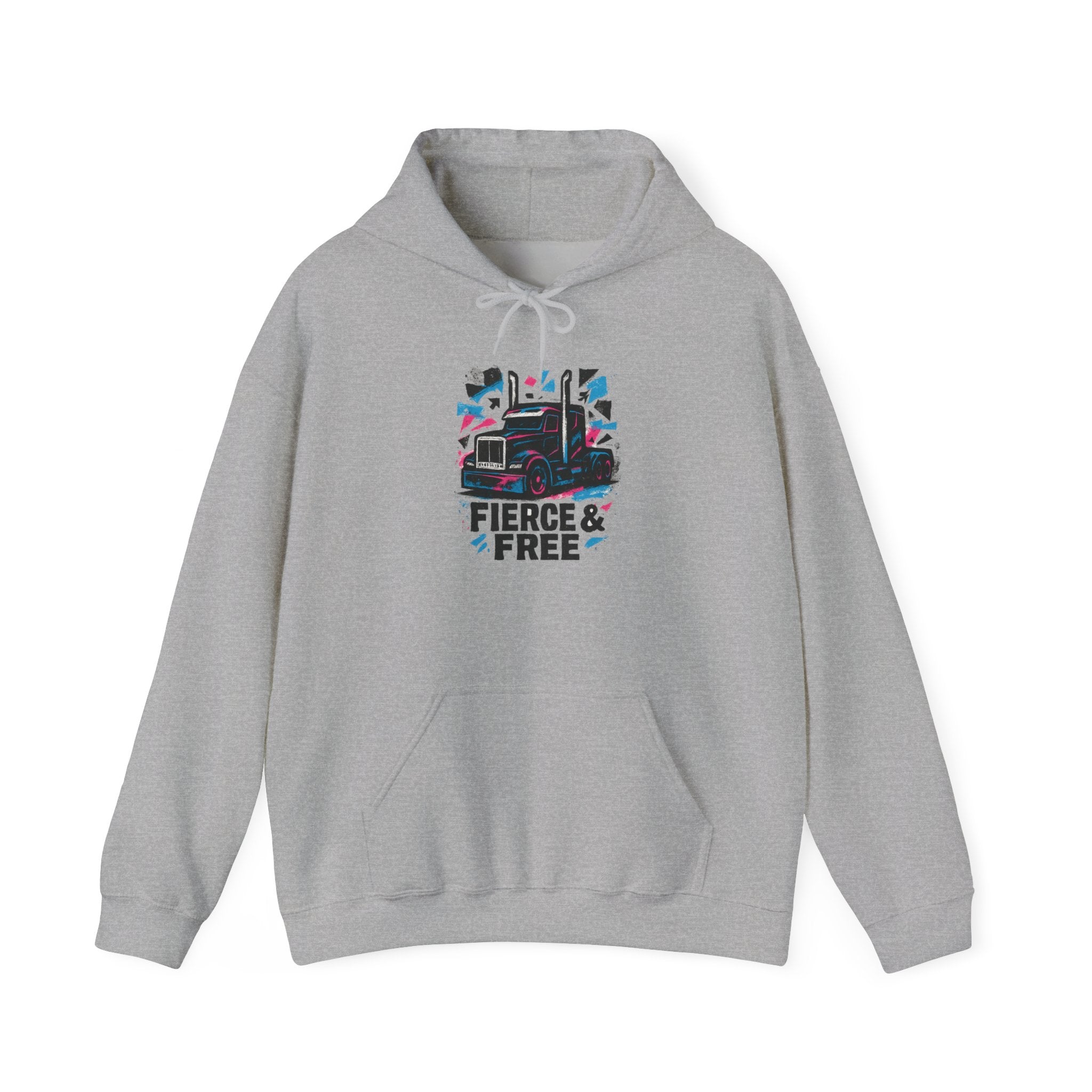 Fierce & Free Hoodie – Retro Pride Graphic Pullover