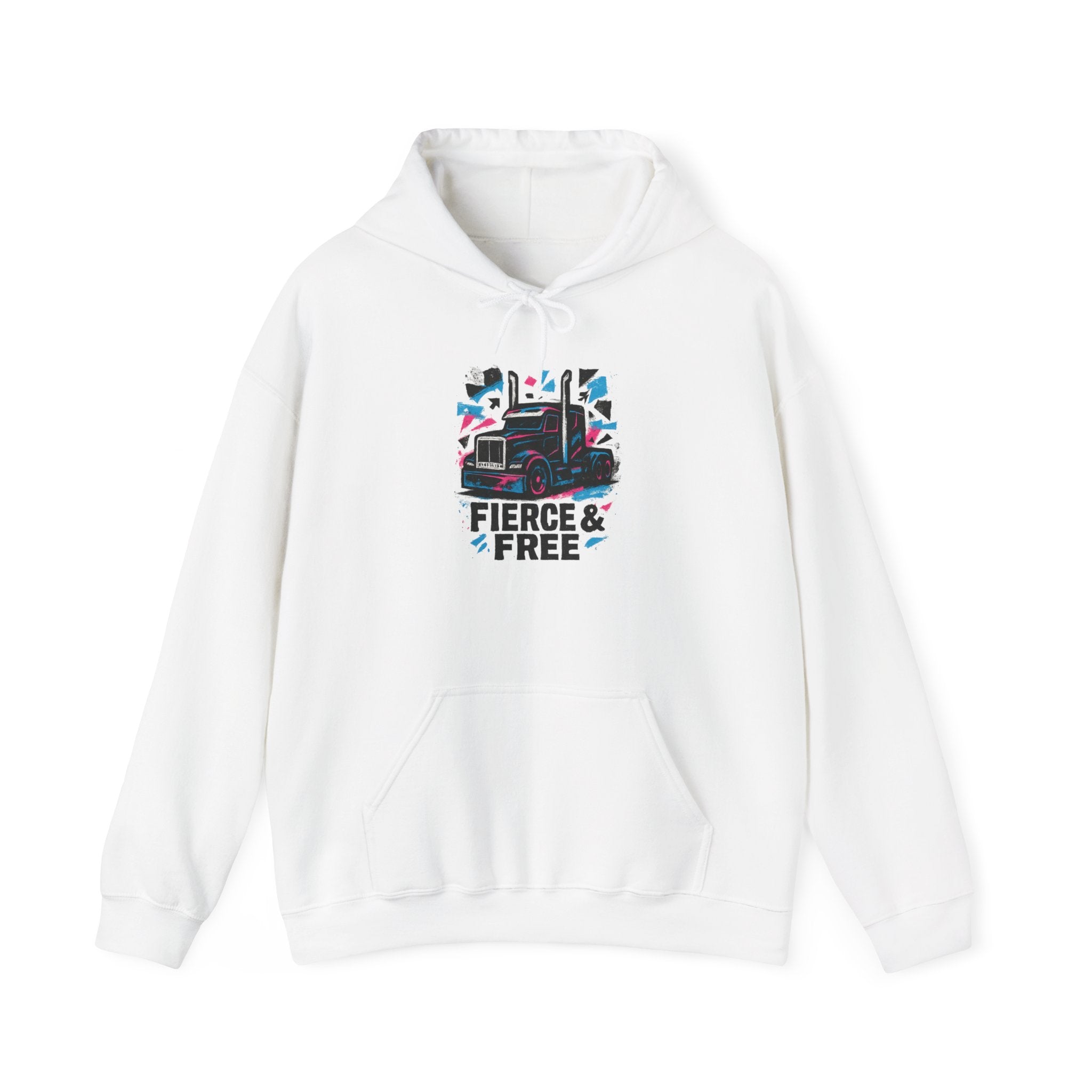 Fierce & Free Hoodie – Retro Pride Graphic Pullover